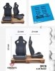 Yamamoto YMPTUN113 Sport Seats - Slide Type  1/24
